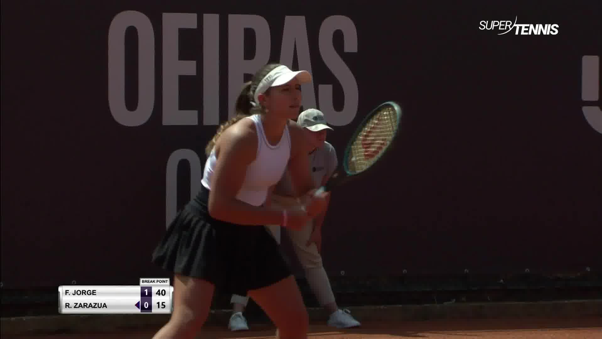 WTA 125 Oeiras ottavi: F.Jorge-Zarazua, highlights