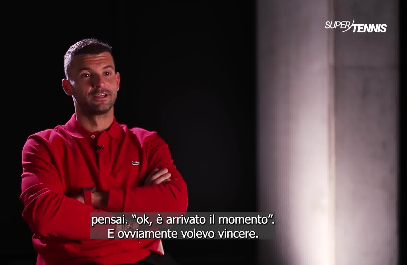 Dimitrov e la vittoria su Djokovic a Madrid: 