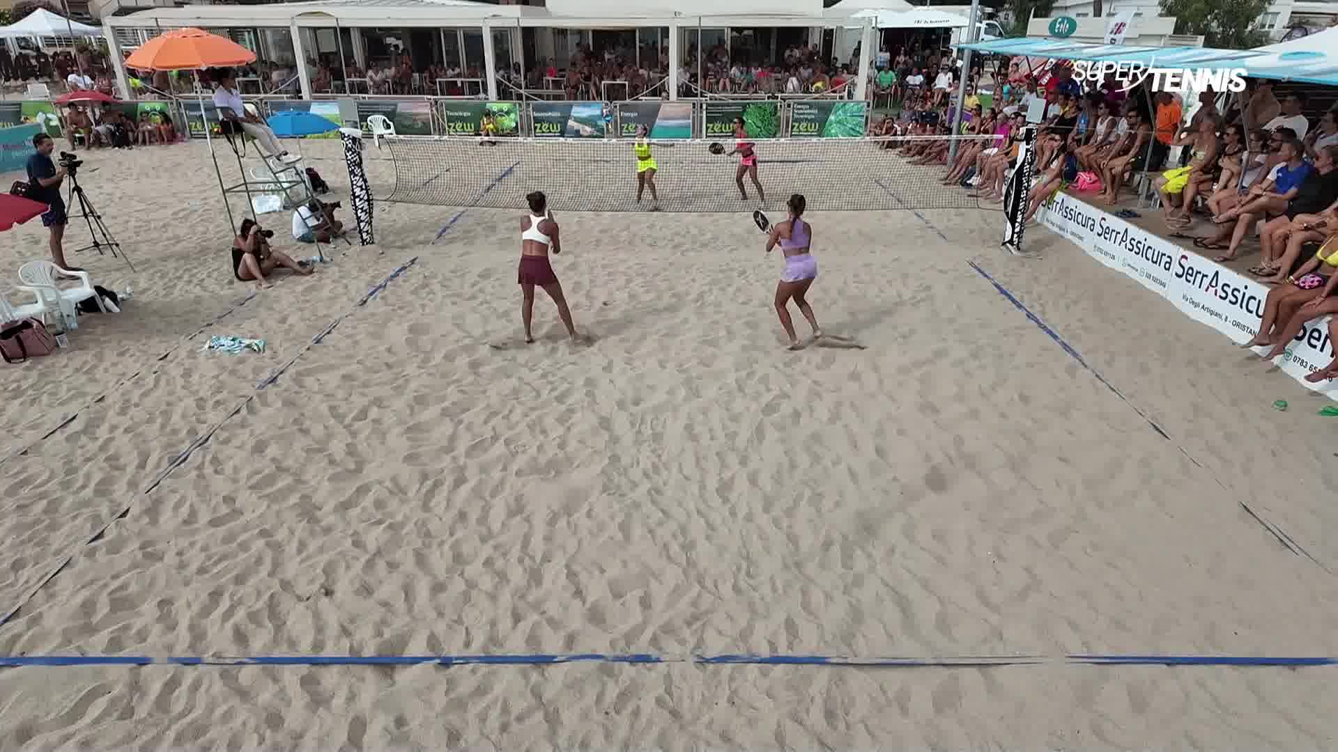 Beach tennis, lo spettacolo degli Assoluti