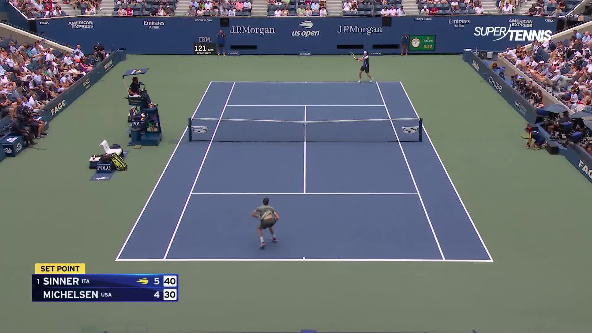 US Open: Sinner vs. Michelsen, gli highlights