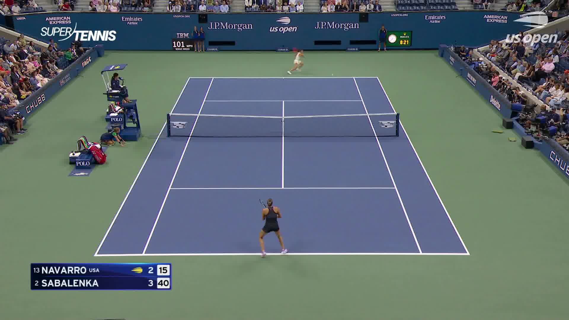 Us Open Semifinale: Sabalenka-Navarro Highlights