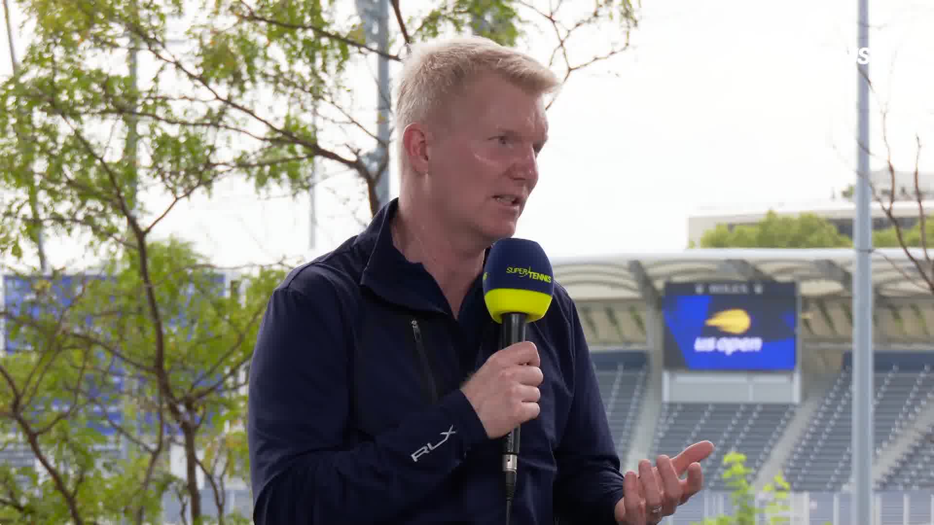 US Open: Lo studio con Jim Courier