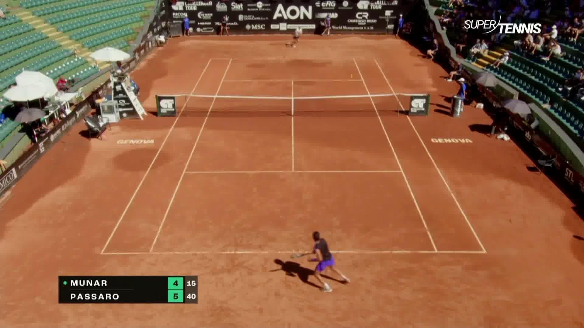 Challenger Genova, la finale Passaro-Munar: gli highlights