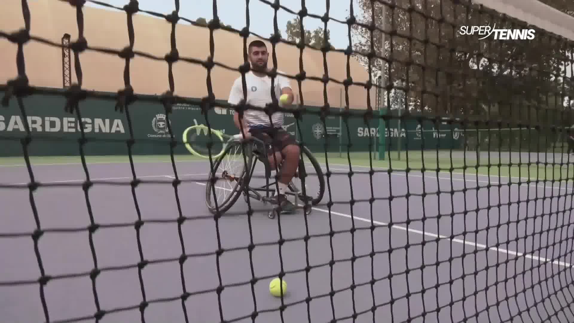 Luca Arca, il n.1 azzurro nel wheelchair tennis ha un grande sogno