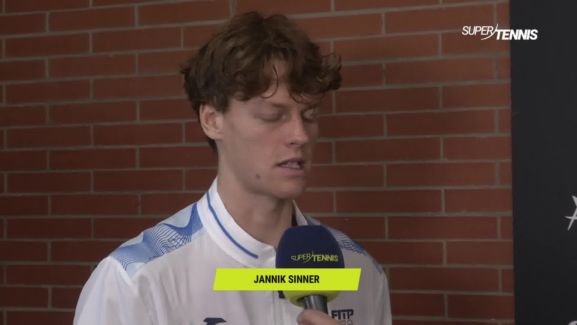 INTV JANNIK SINNER POST ITA-AUSTRALIA COPPA DAVIS 231124