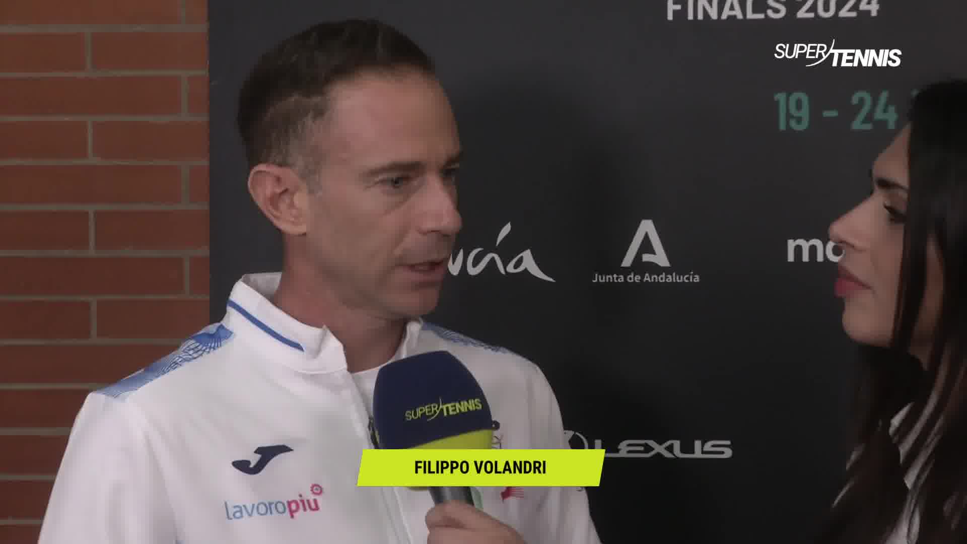 INTV FILIPPO VOLANDRI POST ITA-AUS COPPA DAVIS 231124