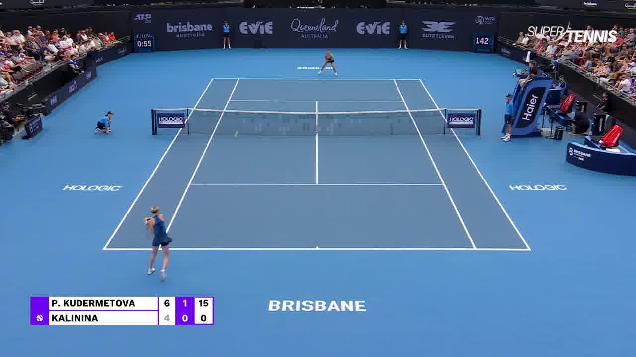 WTA Brisbane SF: Kudermetova-Kalinina, gli highlights