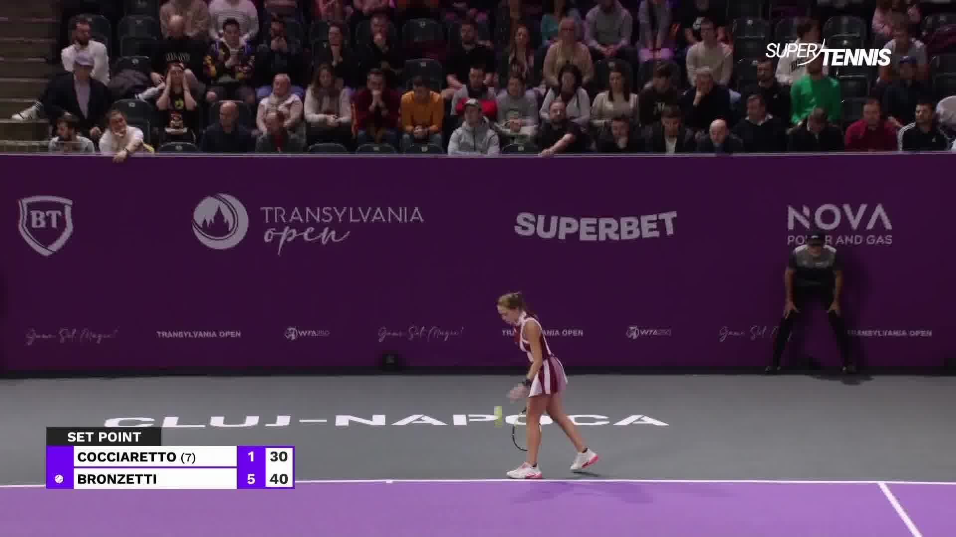 WTA Cluj-Napoca, QF: Bronzetti-Cocciaretto, highlights